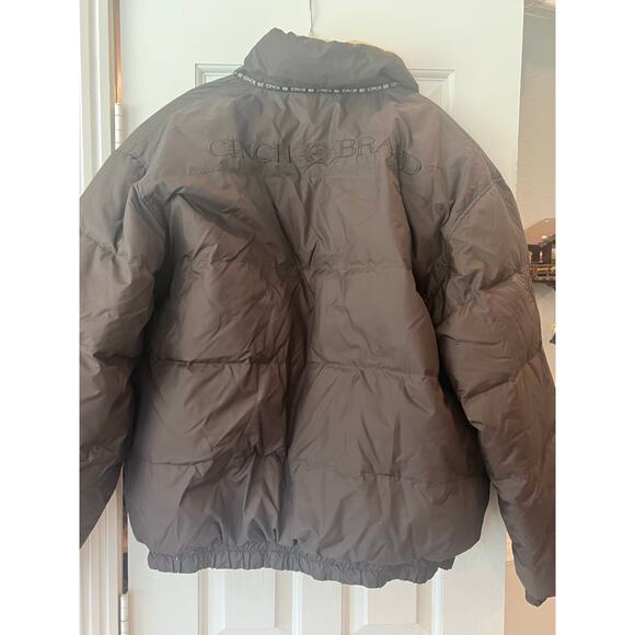 Cinch Reversible Puffer Down Filled Jacket Mens Large Cowboy Western Outdoor - Picture 4 of 11